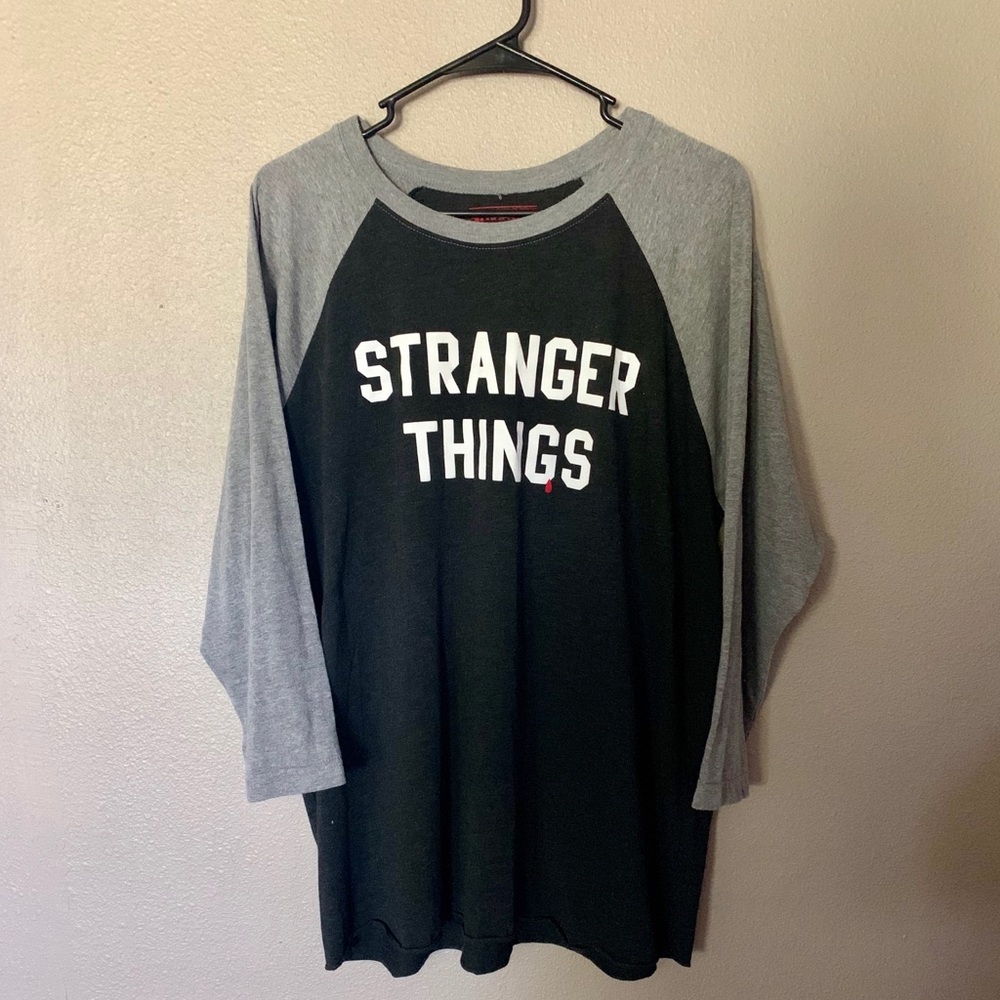 Stranger Things raglan tee